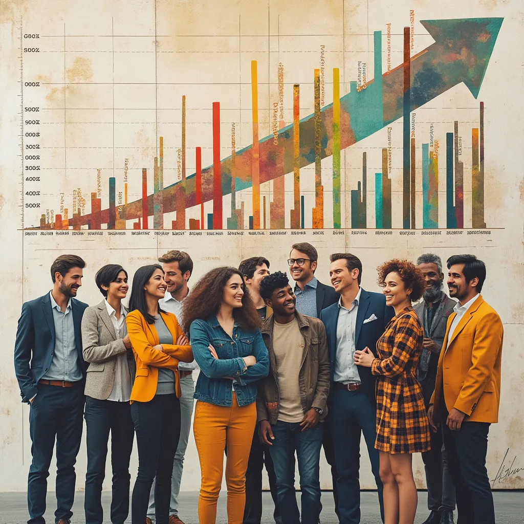 Collage de hitos históricos de la empresa